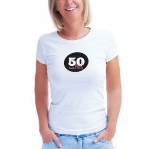 Camiseta 50 e Fabuloso 50º Aniversário