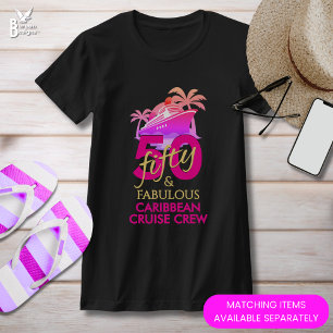 Camiseta 50 e Fabuloso 50º Aniversário Personalizado Tripul