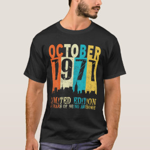 Camiseta 50 Edição Limitada, Feita Em Outubro De 1971 50