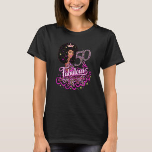 Camiseta 50 Fabulosas 50º Aniversário Senhoras
