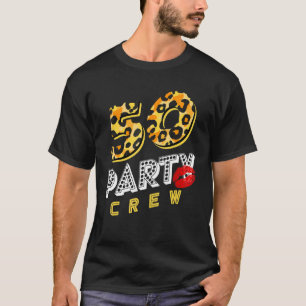Camiseta 50 Famílias de Tripulação do Partido 50º Aniversár