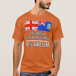 Camiseta 50 Ilhas Malvinas-Falkland Britânicas 100 Presente