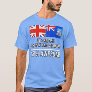 Camiseta 50 Ilhas Malvinas-Falkland Britânicas 100 Presente
