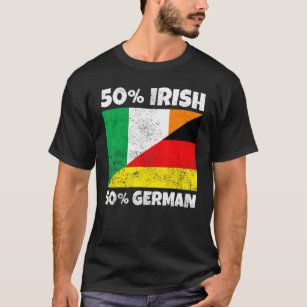 Camiseta 50 Irlandês 50 Irlandês Alemão