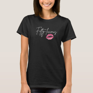 Camiseta 50 Liciosos 50 Anos de Nascimento Rainha 50 Anos