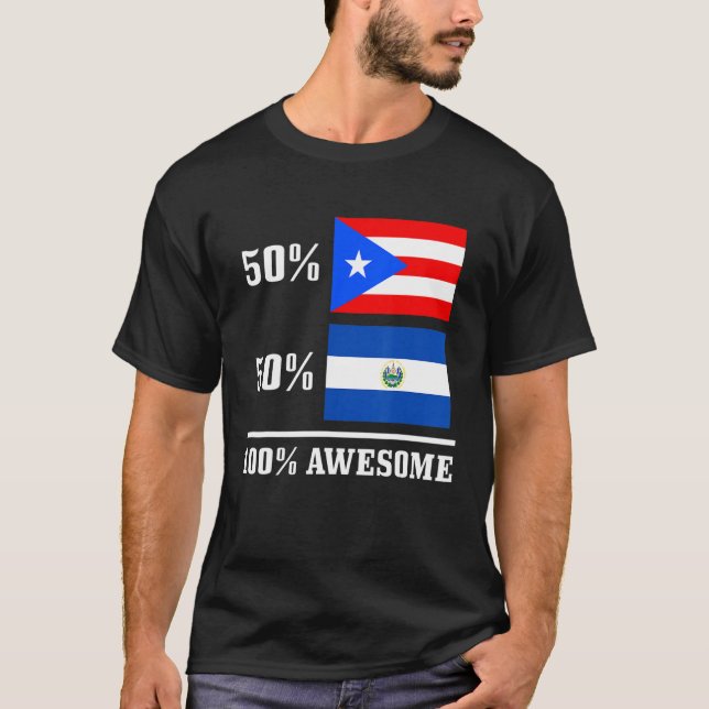 Camiseta 50 Porto Rico 50 El Salvador Porto Rico Salvado (Frente)