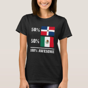 Camiseta 50 República Dominicana 50 México Orgulho da Bande