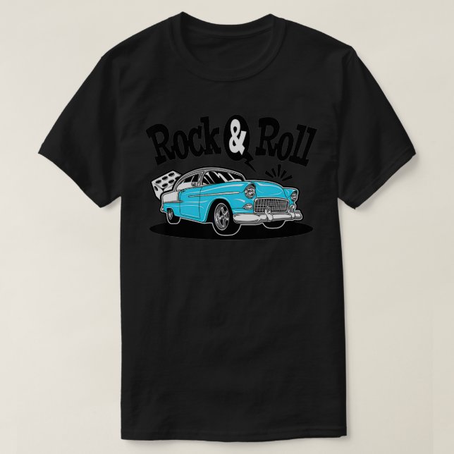 Camiseta 50 Rockabilly Sock Party Greaser Rock N Roll (Frente do Design)