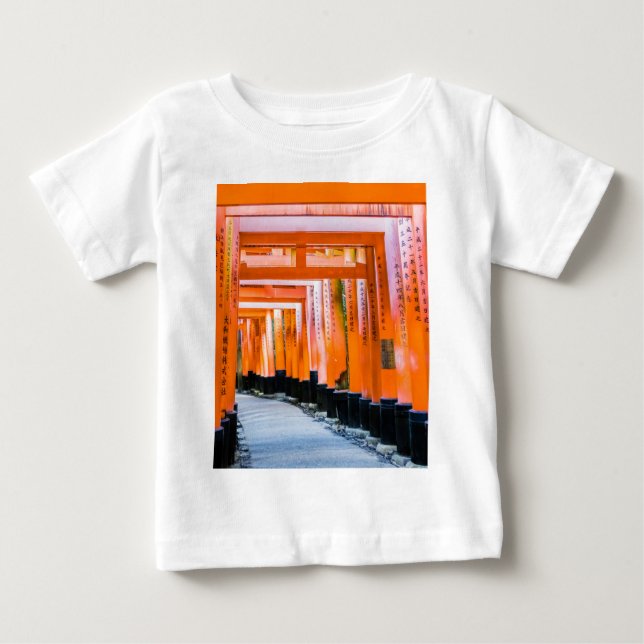 Camiseta 50 tons de laranja - Senbon Torii, Quioto (Frente)