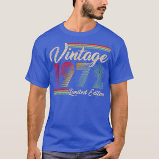 Camiseta 50 Year Old Gift 50th Birthday Vintage 1972 Limite