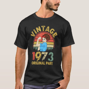 Camiseta 50 Years Old Women Vintage 1973 50th Birthday