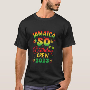 Camiseta 50A Rapariga de Aniversário, Jamaica Trip. Anivers