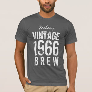 Camiseta 50th Aniversário fermentação do vintage de 1966