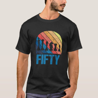 Camiseta 50Th Birthday Retro Chess 50 Years Old Man Women