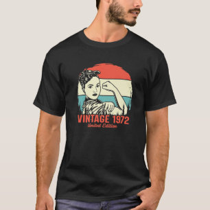 Camiseta 50Th Birthday T Vintage 1972 Made In 1972 50Th Bda