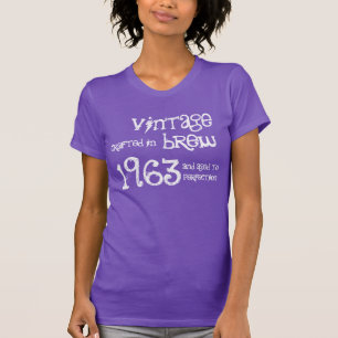 Camiseta 50th Fermentação 1963 do vintage do presente de