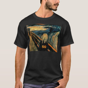 Camiseta 50th Presentes de aniversário, o gritar 50!