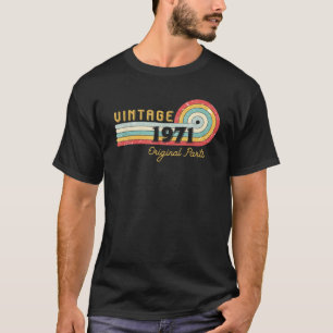Camiseta 5110ruas Aniversário Presente 51 Anos Vintage Orig