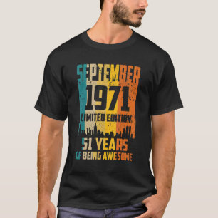 Camiseta 511ruas Aniversário 51 Anos Incrível Desde Setembr