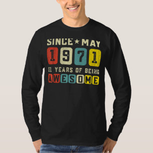 Camiseta 511ruas Awestível Desde Maio De 1971 Vintage