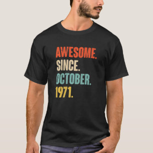 Camiseta 51 Anos De Idade 51 ruas Aniversário Incrível Desd
