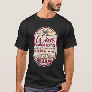 Camiseta 52º Aniversário I Serviço De Remoção Do Vinho I Ro