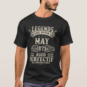 Camiseta 52º Aniversário Para Homens 52 Anos Idade Dia Maio