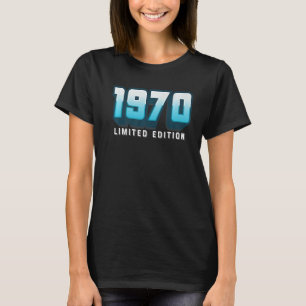 Camiseta 52.º Aniversário Damas Mens 52 Anos 1970 14
