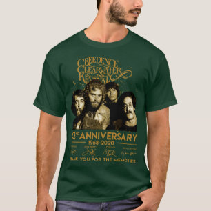Camiseta 52 Anos Creedence Clearwater Revival engraçado