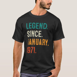 Camiseta 52 Anos De Idade 52ª Legenda De Aniversário Desde