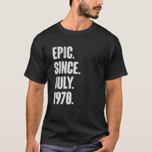 Camiseta 52 anos de idade 52.a Epic de aniversário desde ju
