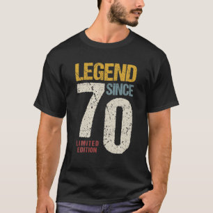 Camiseta 52 Anos Vintage 1970 52Nd Aniversário Decoração