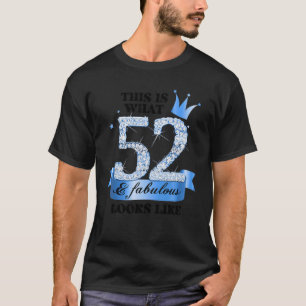 Camiseta 52 e fabuloso I Blue White Party Group Candid Phot