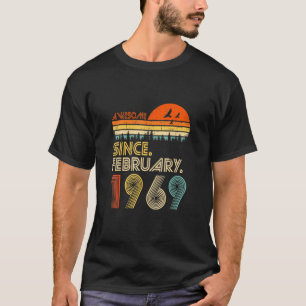 Camiseta 53º Aniversário, 53 Anos, Incrível Desde 1 de f