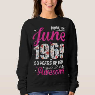 Camiseta 53º Aniversário Incrível Desde Junho De 1969