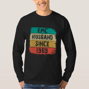 Camiseta 53º marido da Epic do aniversário de casamento des