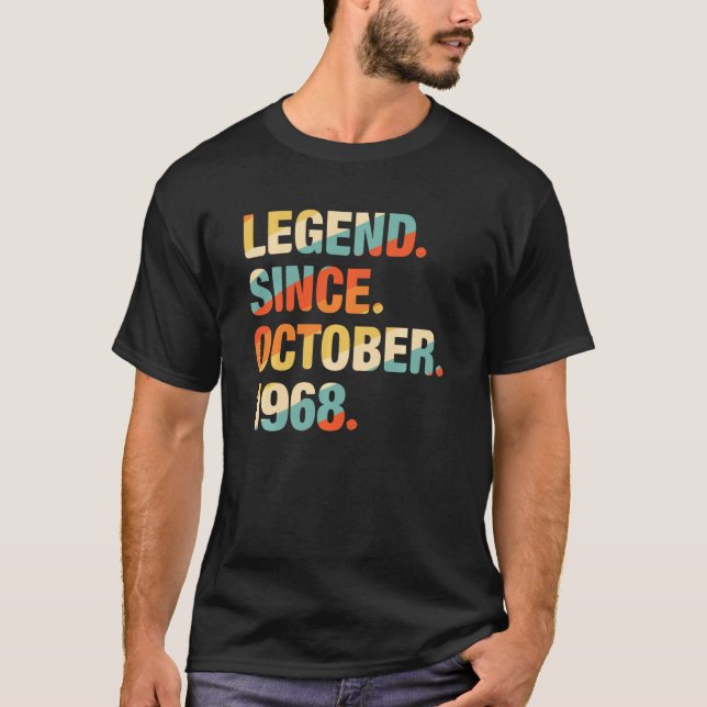 Camiseta 53. º aniversário Legenda de 53 anos desde 19 de o (Frente)