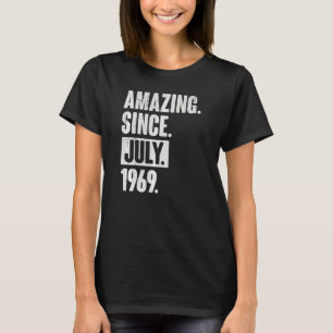 Camiseta 53 anos 53 anos surpreendente desde julho de 1966