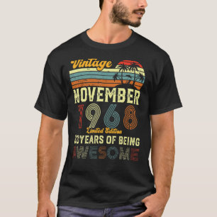 Camiseta 53 anos de idade 53. º aniversário Vintage novembr