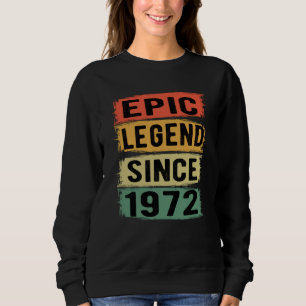 Camiseta 53 Anos De Idade Dia 1972 Legenda Epic 53º Anivers