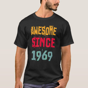 Camiseta 53 Anos De Idade Incrível Desde 1969 53º Aniversár