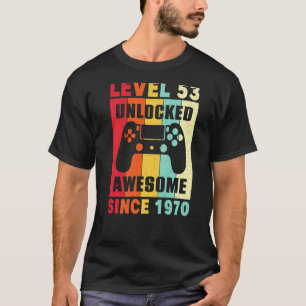 Camiseta 53 Anos De Idade, Presente Incrível Desde 1970 Mul