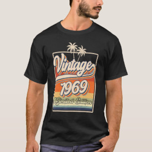 Camiseta 53 anos Vintage 1969 53º aniversário