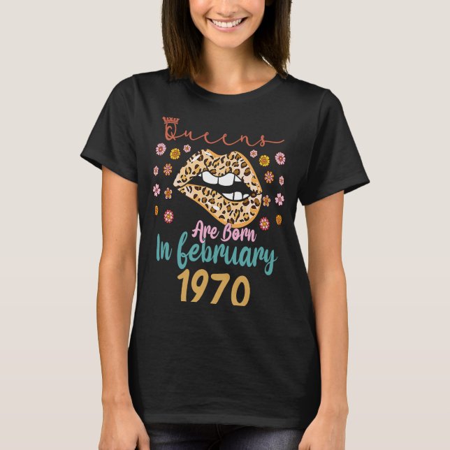 Camiseta 53 De Fevereiro, Aniversário Esta Rainha Foi Nasce (Frente)