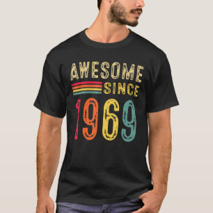 Camiseta 53 Desorações De Aniversário Homens Mulheres 1969