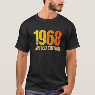Camiseta 54.º Aniversário Damas Mens 54 Anos 1968 16