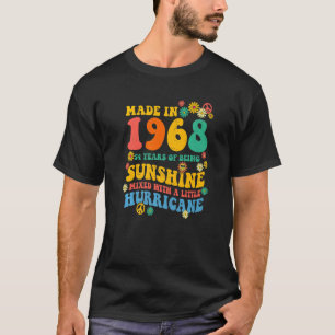 Camiseta 54.º Aniversário Decorações dos 60 anos 70 Tie Dye