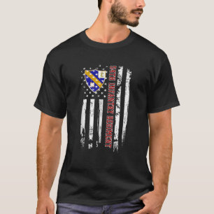 Camiseta 54. º Regimento de Infantaria Veterano EUA Bandeir