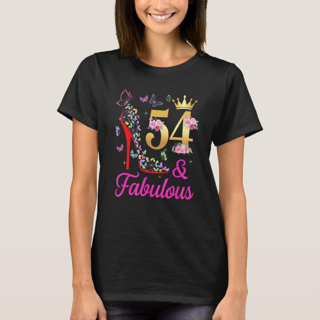 Camiseta 54 e Fabulosa Borboletas H de 54 anos (Frente)