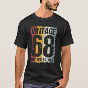 Camiseta 54 Years Old Vintage 1968 54Th Birthday Decoration